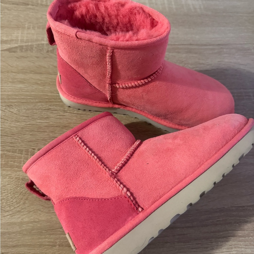 UGG Pink Ankle Boots